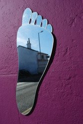 foot mirror