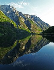 mountain reflection